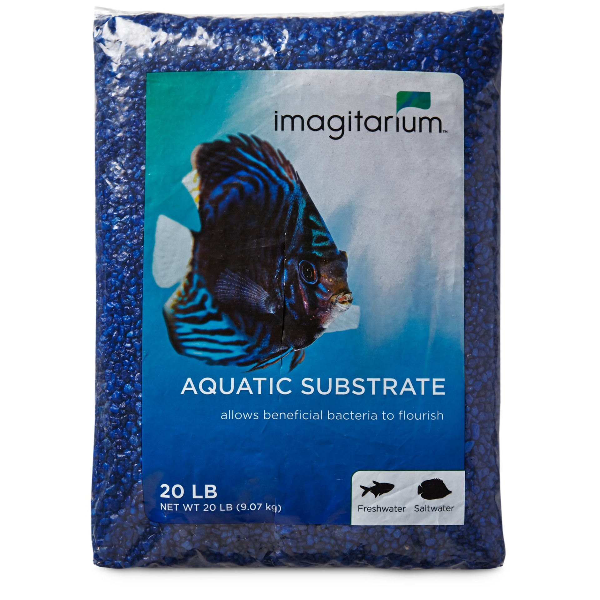 slide 1 of 1, Imagitarium Dark Blue Aquarium Gravel, 