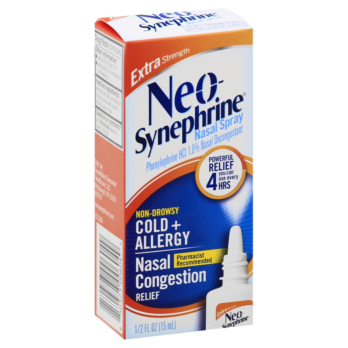 slide 12 of 12, Neo-Synephrine Extra Strength Non-Drowsy Nasal Spray 0.5 oz, 0.5 oz