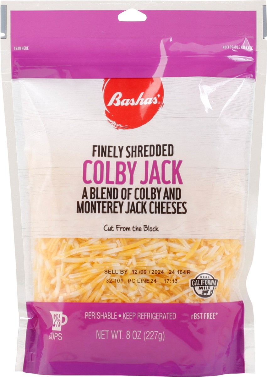 slide 2 of 13, Bashas Fine Shred Colby Jack, 8 oz