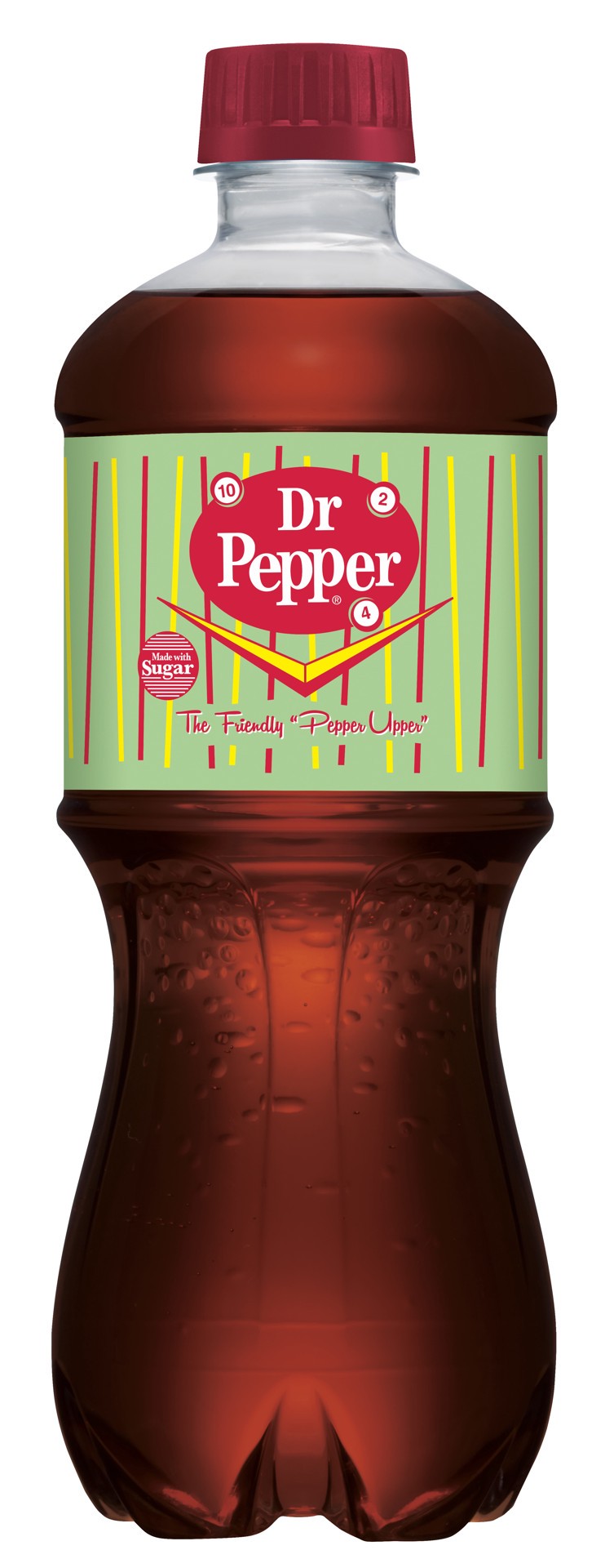 slide 1 of 1, Dr Pepper Made with Sugar Soda- 20 fl oz, 20 fl oz