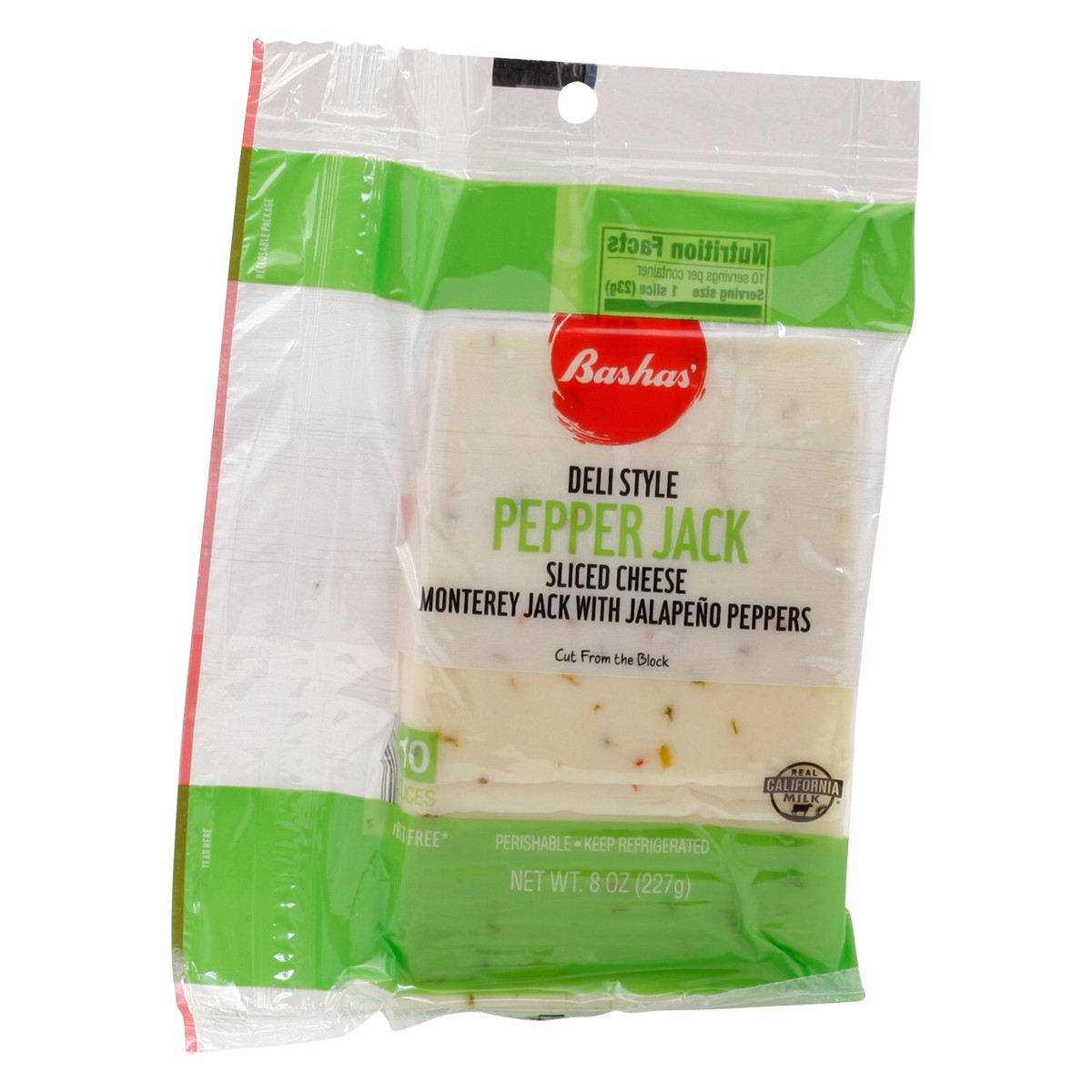slide 12 of 14, Bashas Deli Slc Pepper Jack, 8 oz