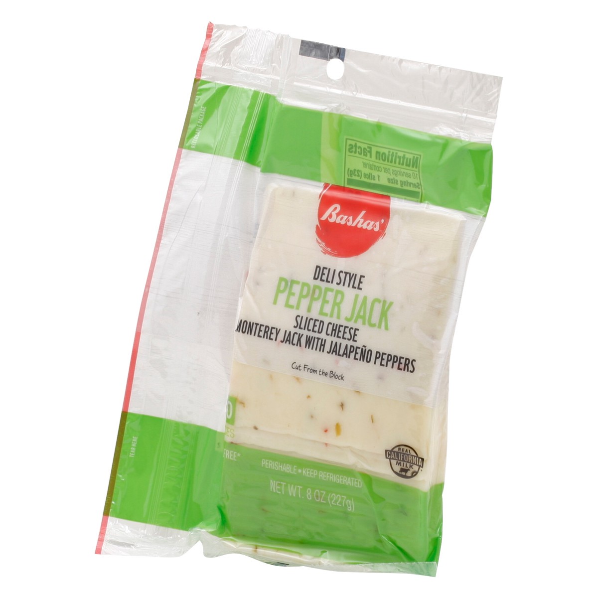 slide 9 of 14, Bashas Deli Slc Pepper Jack, 8 oz