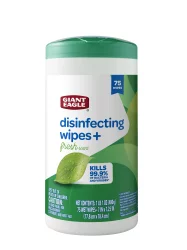 Giant Eagle Disinfecting Wipes, Fresh Scent, 75 Wipes