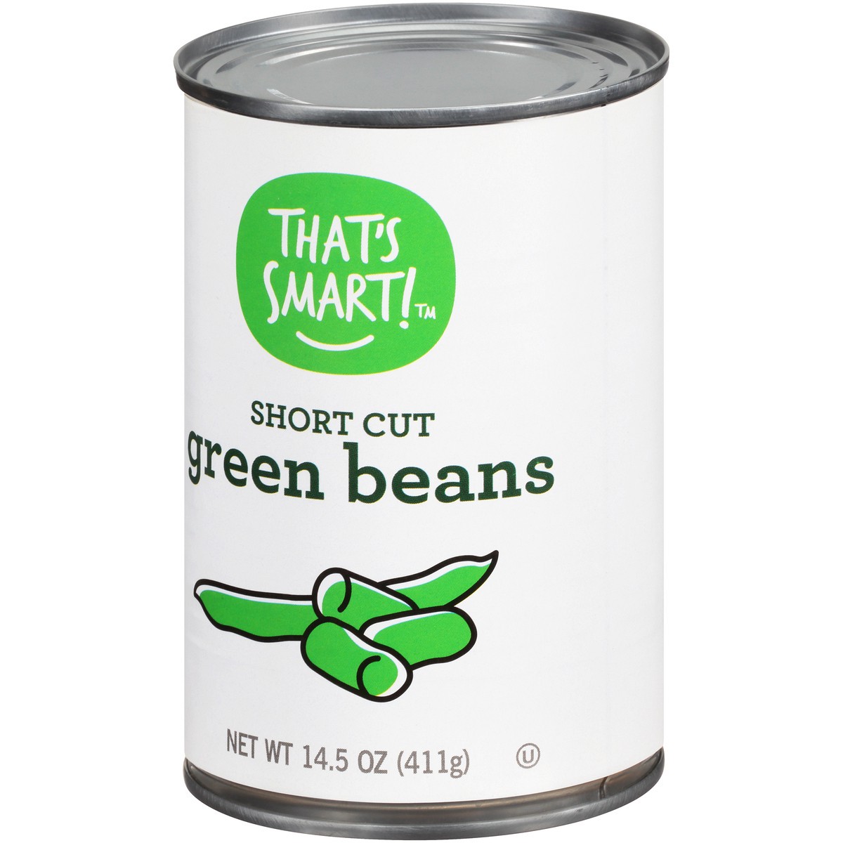 slide 3 of 9, That's Smart! Short Cut Green Beans, 14.5 oz