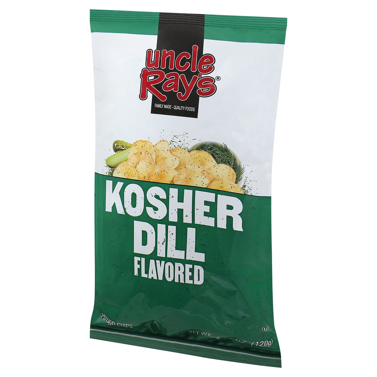 slide 12 of 14, Uncle Ray's Kosher Dill Flavored Potato Chips 4.25 oz, 4.25 oz
