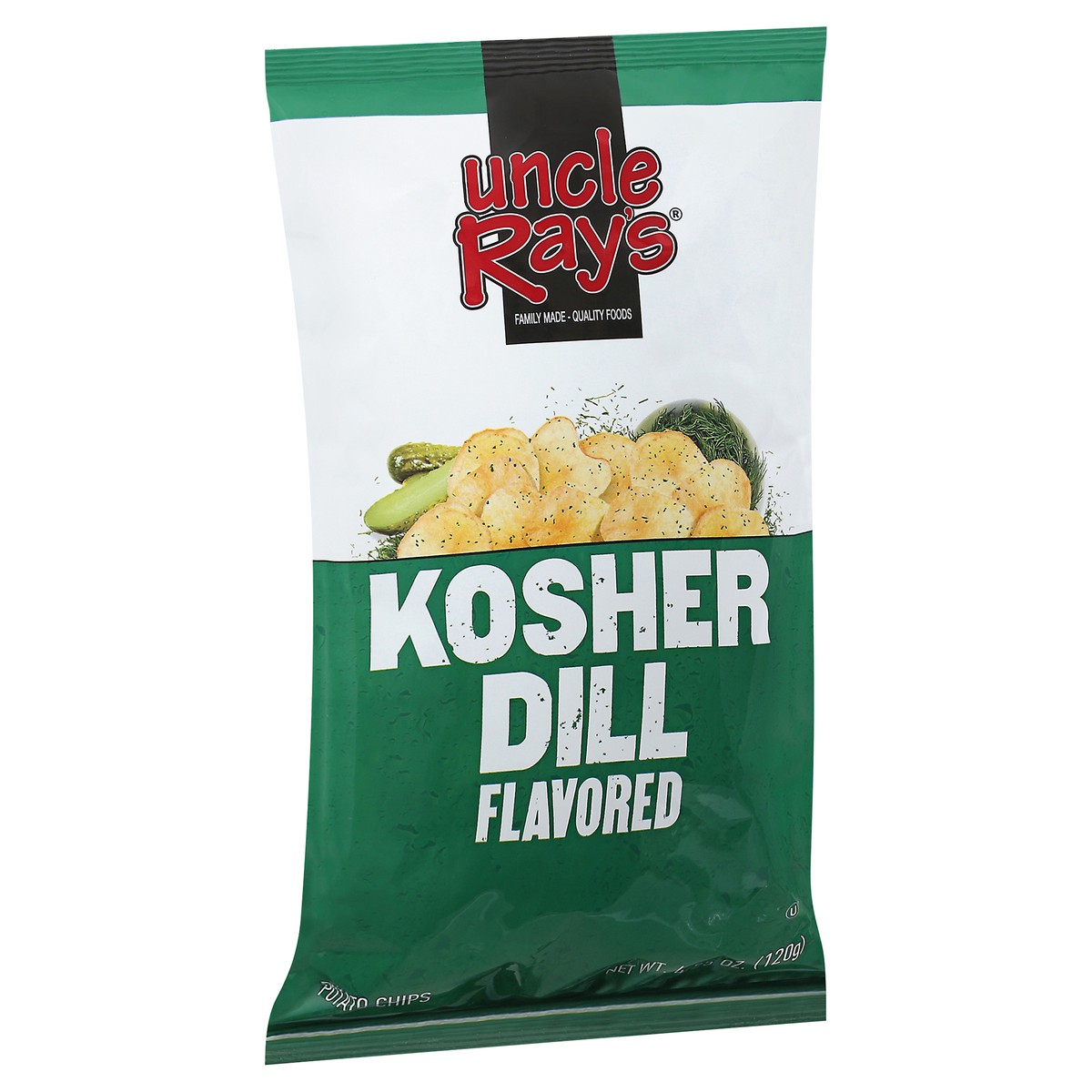 slide 10 of 14, Uncle Ray's Kosher Dill Flavored Potato Chips 4.25 oz, 4.25 oz
