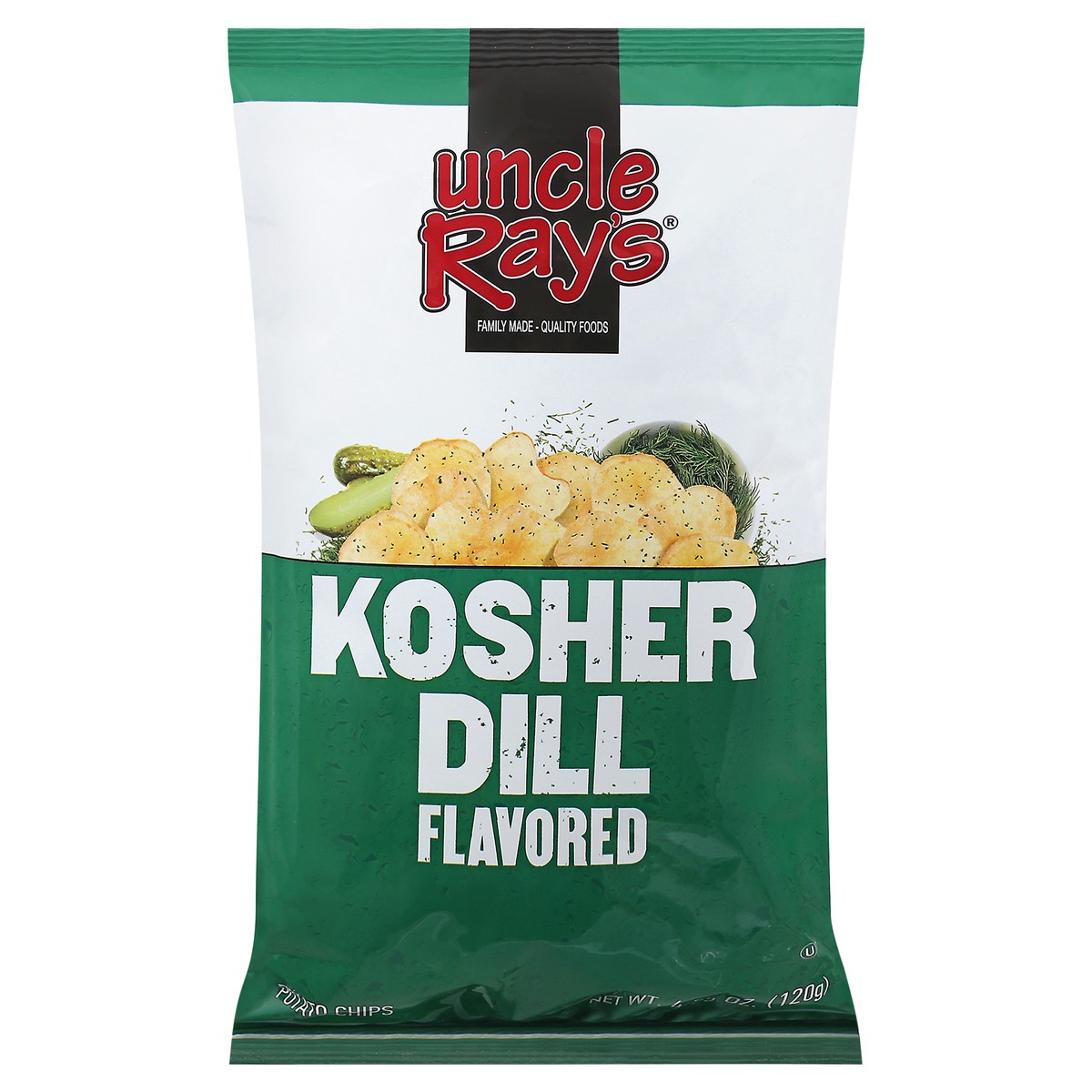 slide 11 of 14, Uncle Ray's Kosher Dill Flavored Potato Chips 4.25 oz, 4.25 oz