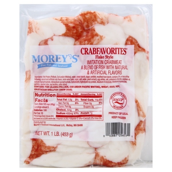 slide 1 of 1, Morey's Crabmeat 1 lb, 16 oz