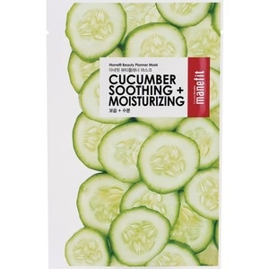 slide 1 of 1, Manefit Beauty Planner Cucumber Soothing + Moisturizing Mask, 1 ct