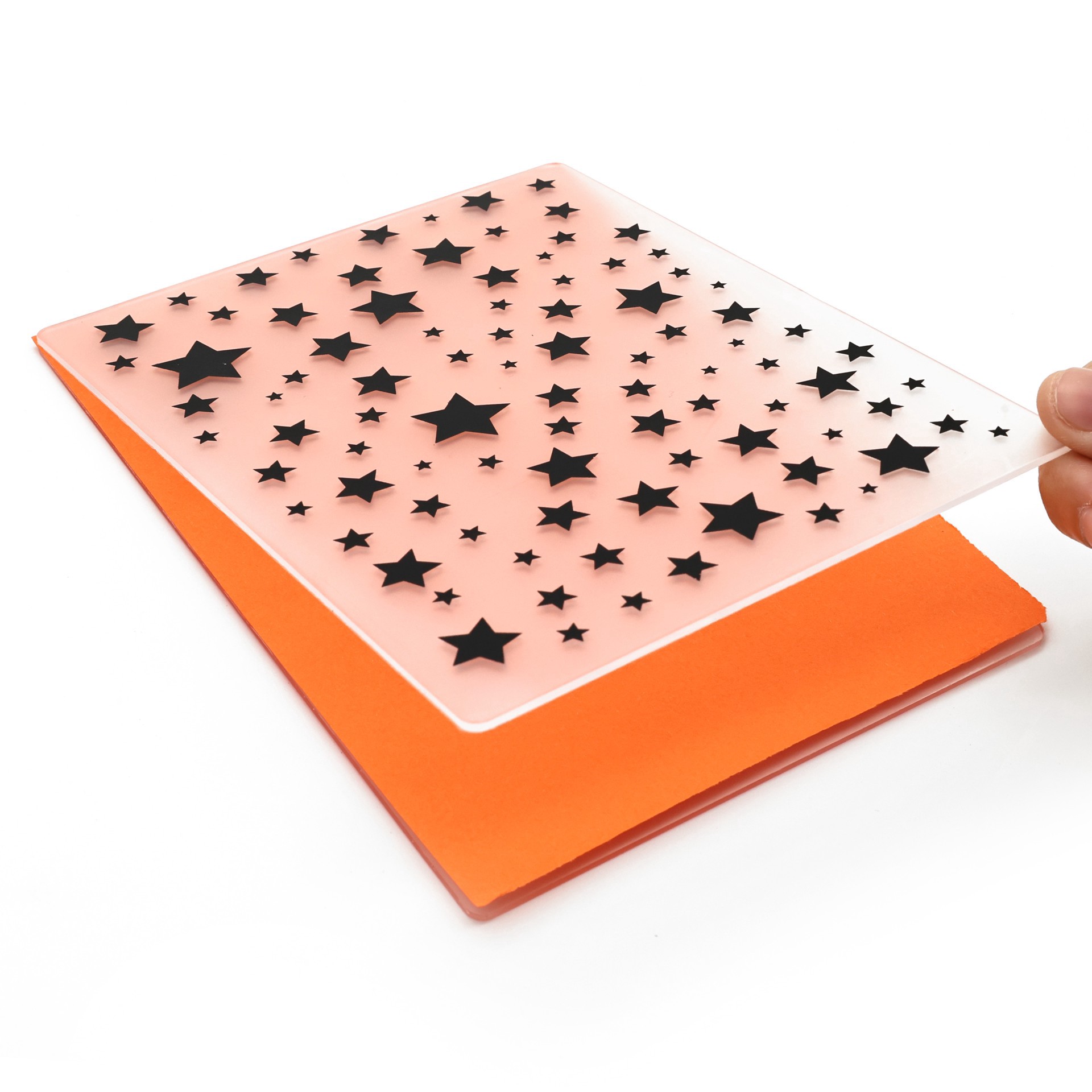 slide 3 of 5, Celestial Embossing Folders Set By Recollections, 4.25 in x 5.5 in