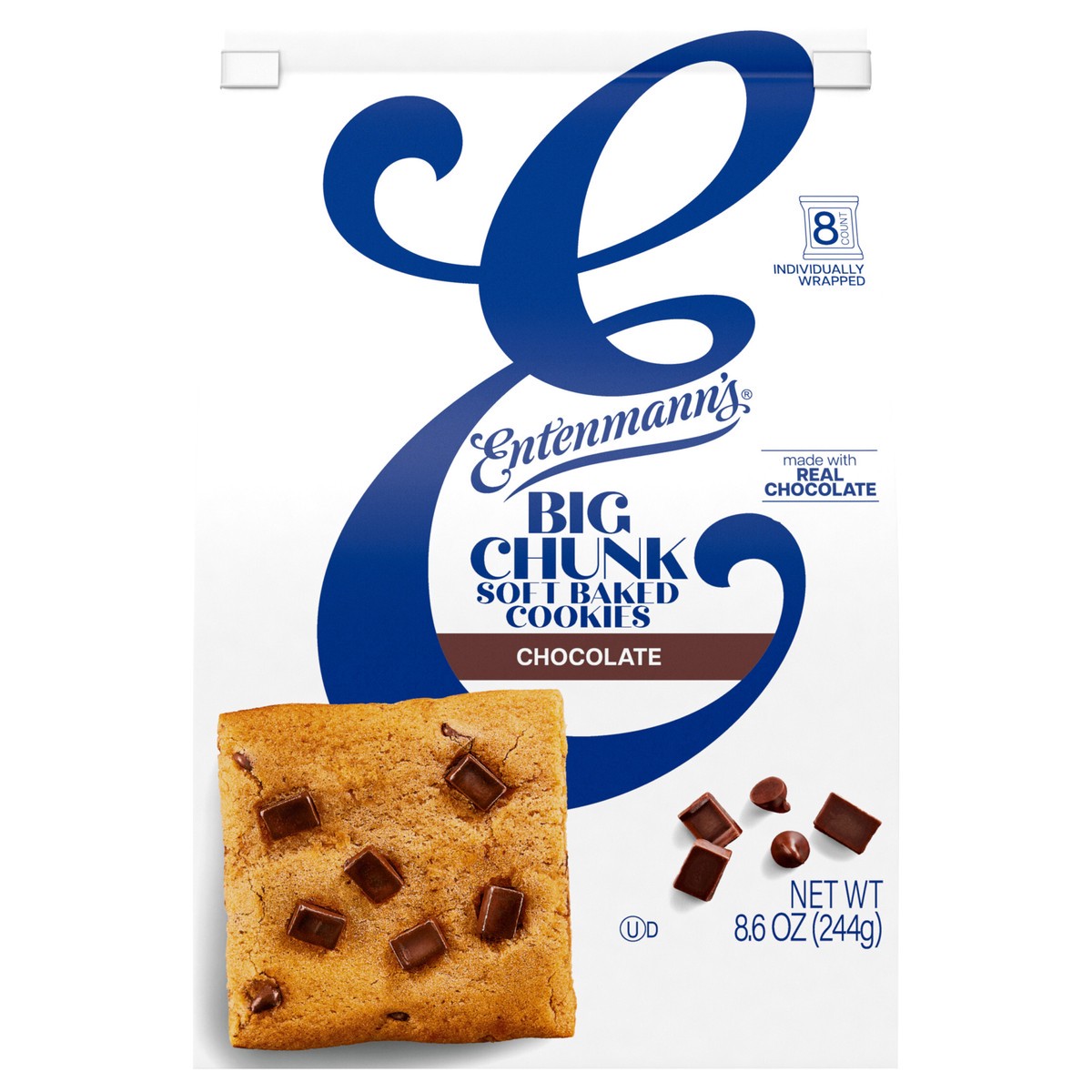 slide 10 of 14, Entenmann's Big Chnk Cookie Choc, 8.6 oz