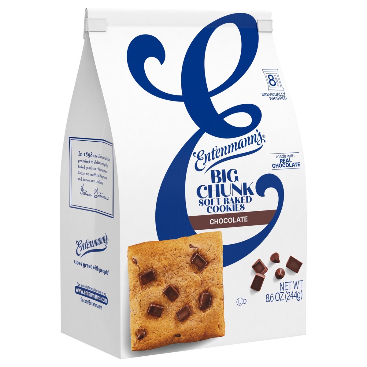 slide 9 of 14, Entenmann's Big Chnk Cookie Choc, 8.6 oz