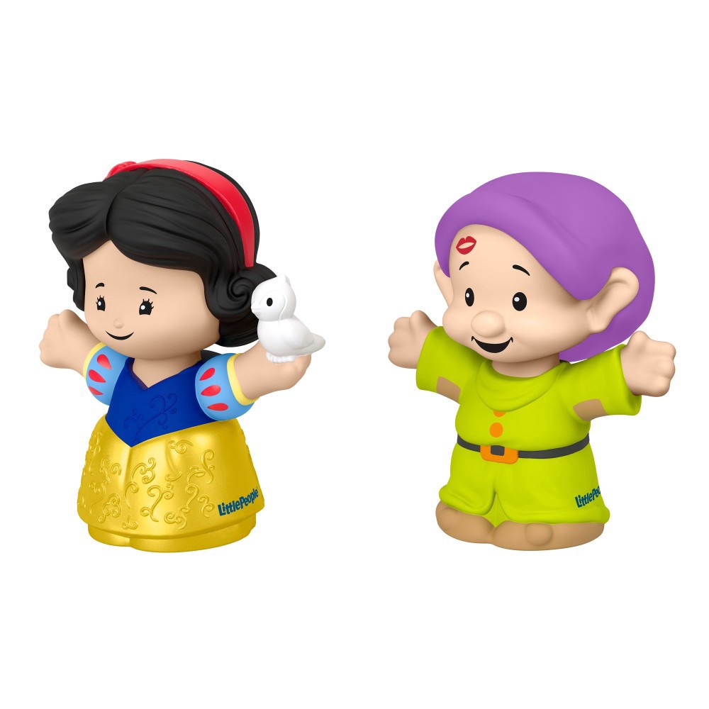 slide 4 of 4, Fisher-Price Little People Disney Princess, Snow White and Dopey, 1 ct