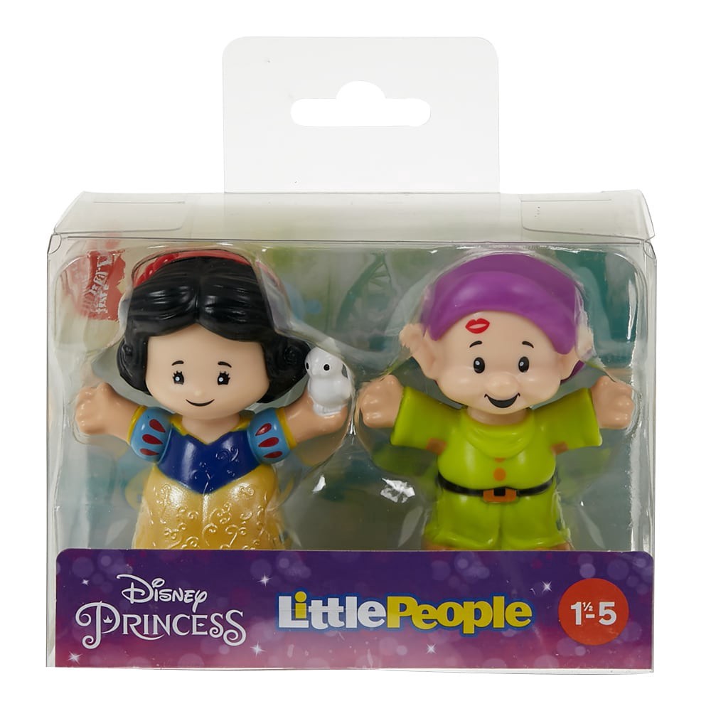 slide 1 of 4, Fisher-Price Little People Disney Princess, Snow White and Dopey, 1 ct