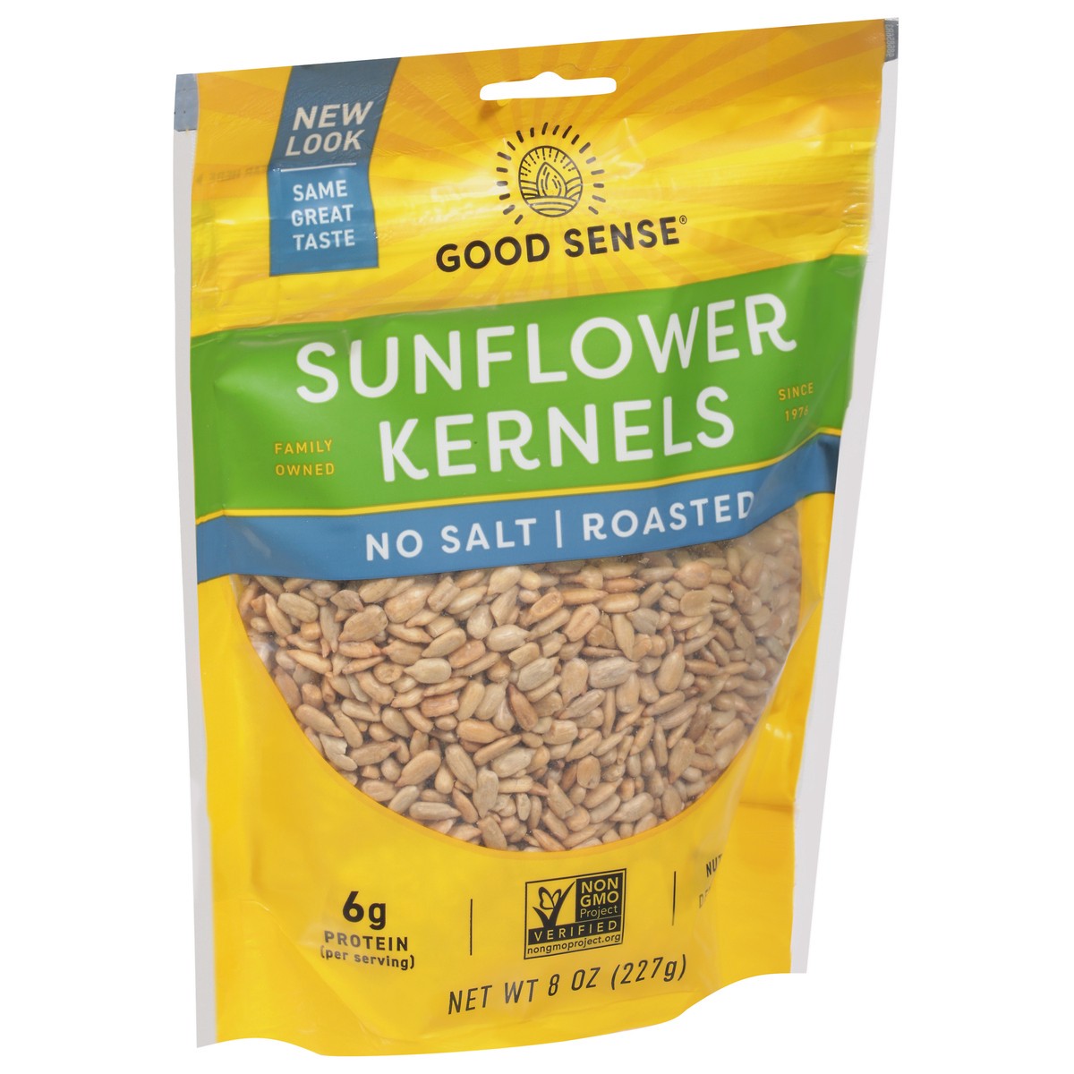 slide 9 of 9, Good Sense Roasted No Salt Sunflower Kernels 8 oz, 8 oz