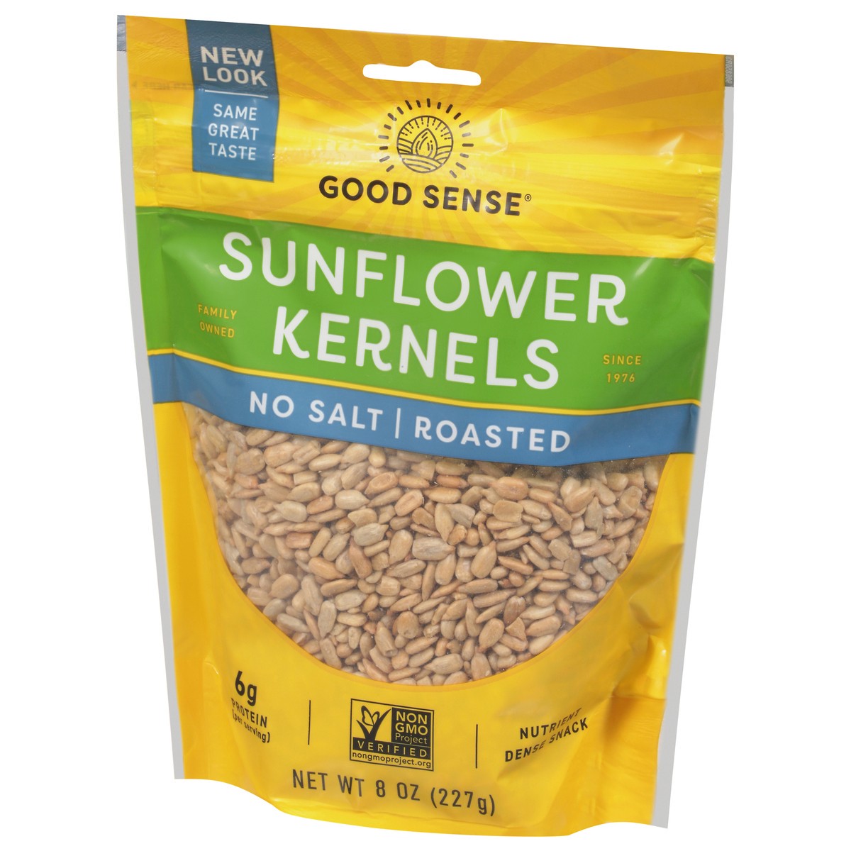 slide 2 of 9, Good Sense Roasted No Salt Sunflower Kernels 8 oz, 8 oz