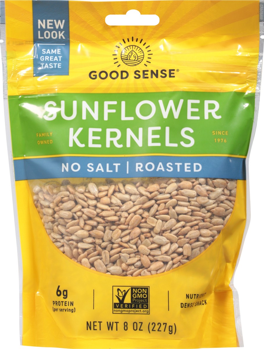 slide 7 of 9, Good Sense Roasted No Salt Sunflower Kernels 8 oz, 8 oz