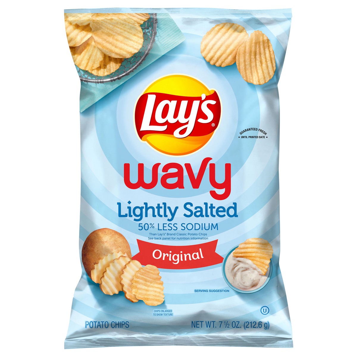 slide 1 of 3, Lay's Potato Chips, 7.5 oz