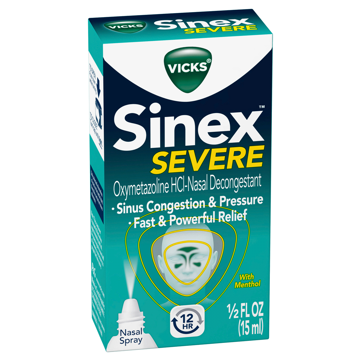 Vicks Sinex Severe Original Nasal Spray Decongestant For Fast Relief 0. ...