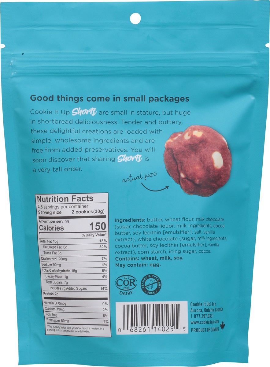 slide 3 of 13, Cookie It Up Shorts Shortbread Bite-Sized Buttery Double Chocolate Cookies 4.9 oz, 4.9 oz