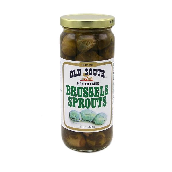 slide 1 of 1, Old South Pickled Brussel Sprouts, 16 oz