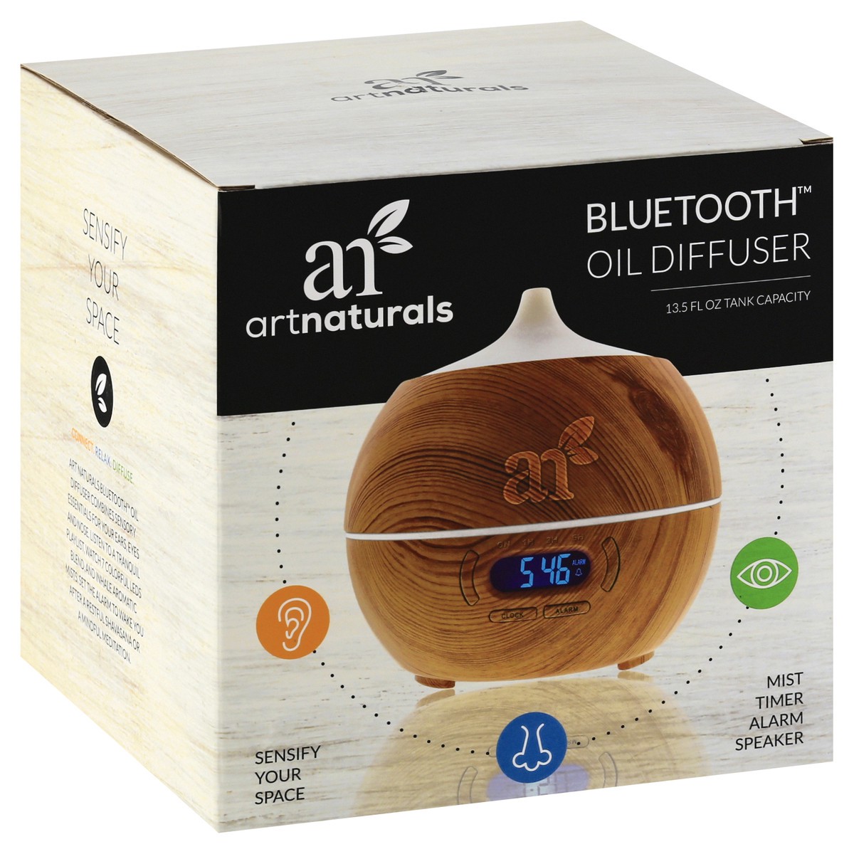 slide 4 of 8, artnaturals Bluetooth Oil Diffuser 1 ea, 400 ml