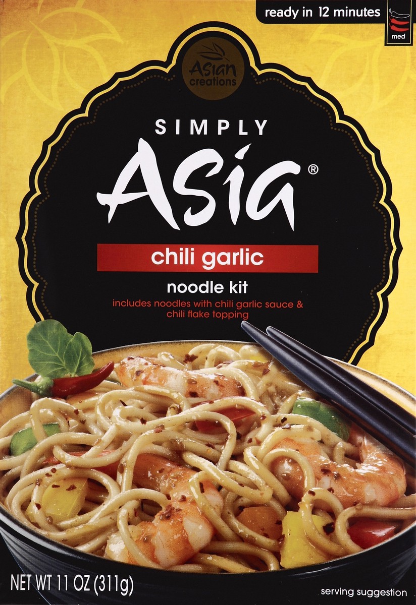 slide 3 of 4, Simply Asia Chili Garlic Noodles Noodles & Sauce, 11 oz