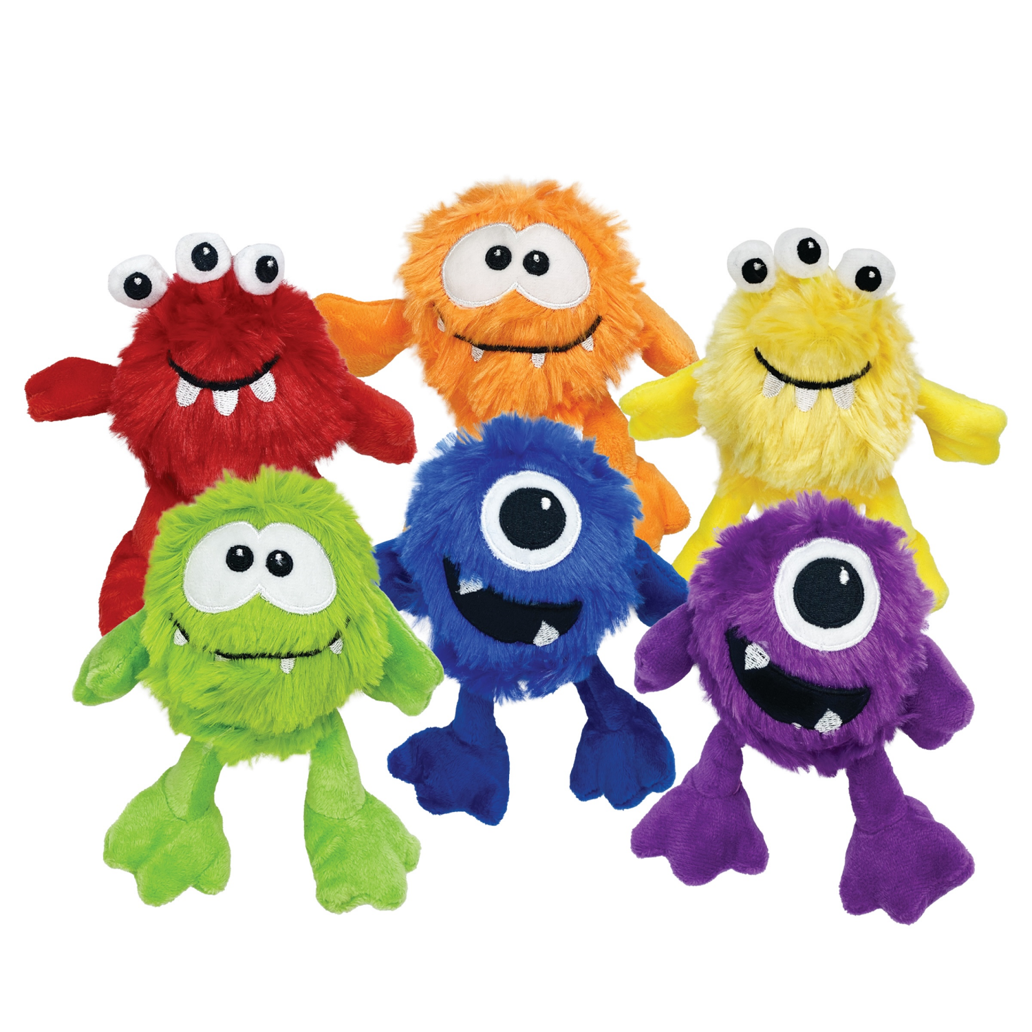 slide 1 of 1, Meijer Mini Monsters 5-Inch Plush Dog Toy In Assorted Colors, 5 in