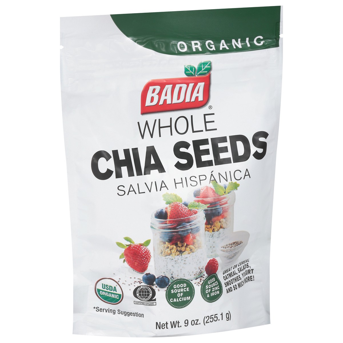 slide 2 of 9, Badia Organic Whole Chia Seeds 9 oz, 9 oz