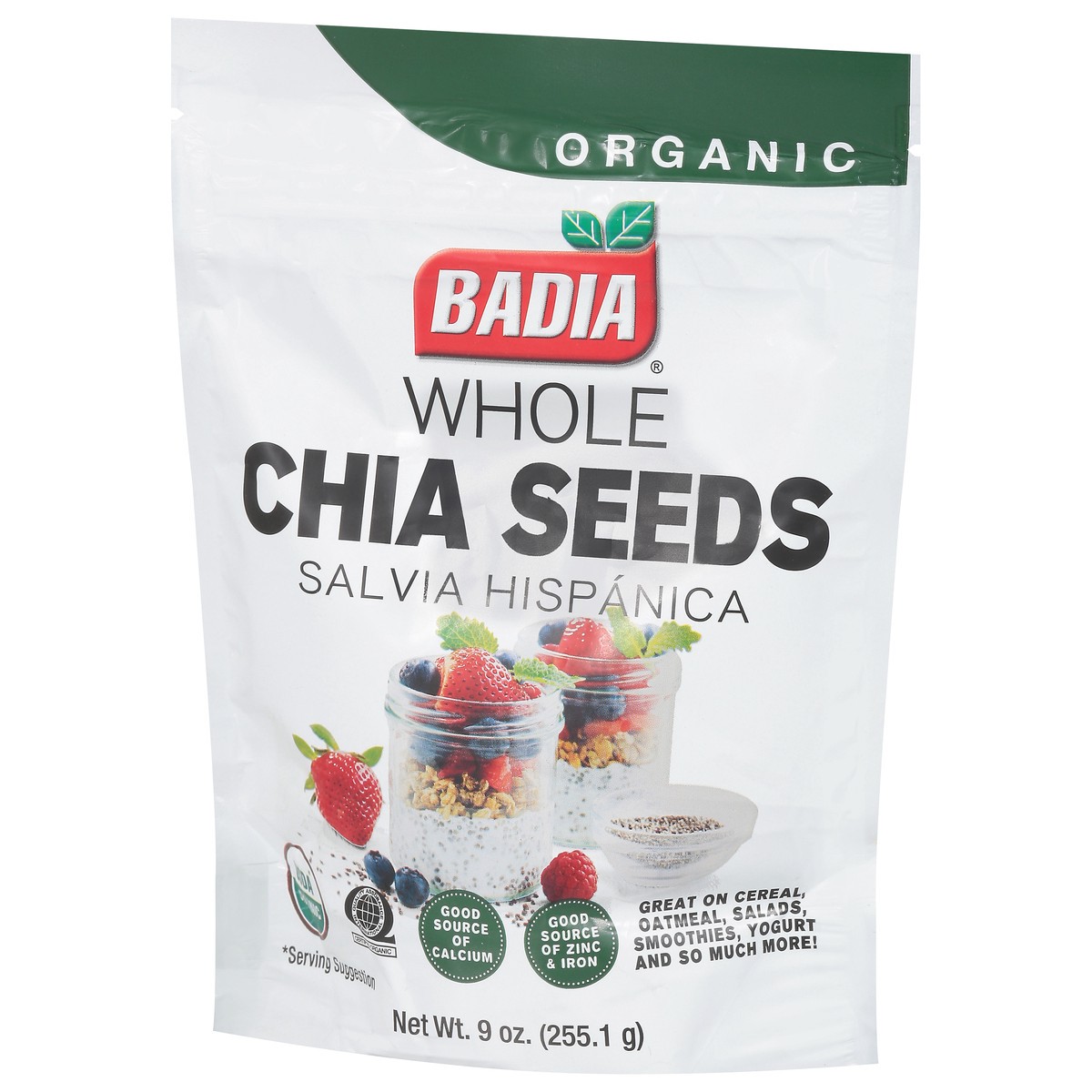 slide 7 of 9, Badia Organic Whole Chia Seeds 9 oz, 9 oz