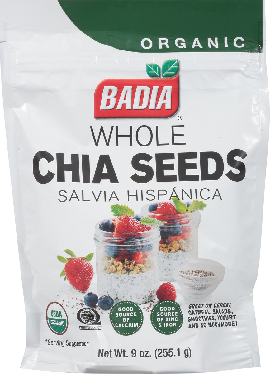 slide 3 of 9, Badia Organic Whole Chia Seeds 9 oz, 9 oz