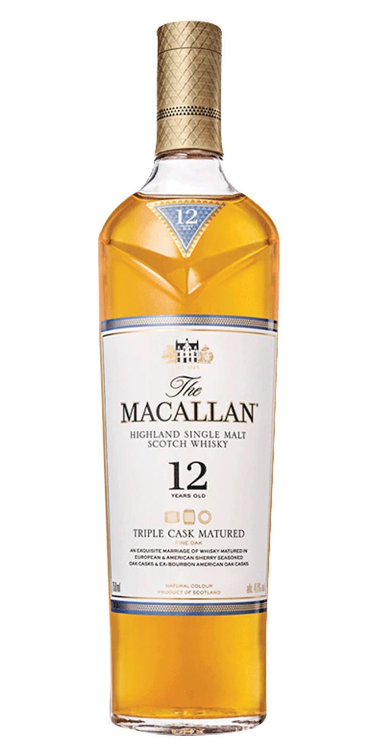 slide 1 of 1, The Macallan Macallan 12yr Triple Cask, 750 ml