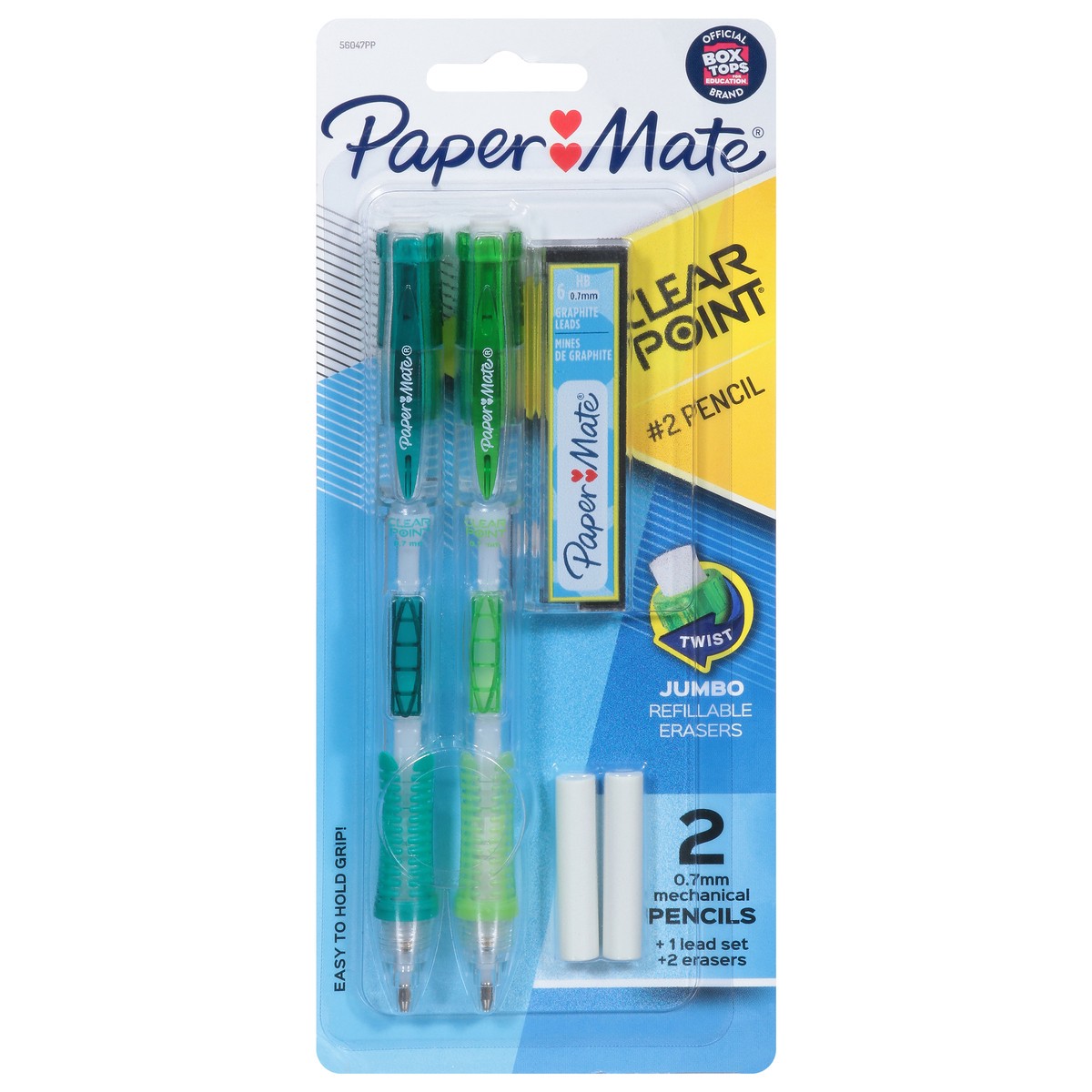 slide 1 of 12, Paper Mate Clearpoint 0.7mm Mechanical Pencils 2 ea, 2 ct