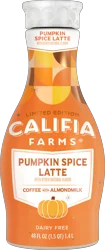 Califia Farms Pumpkin Spice Cold Brew Coffee with Almond Milk