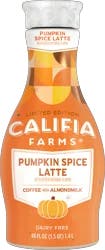 Califia Farms Pumpkin Spice Cold Brew Coffee with Almond Milk