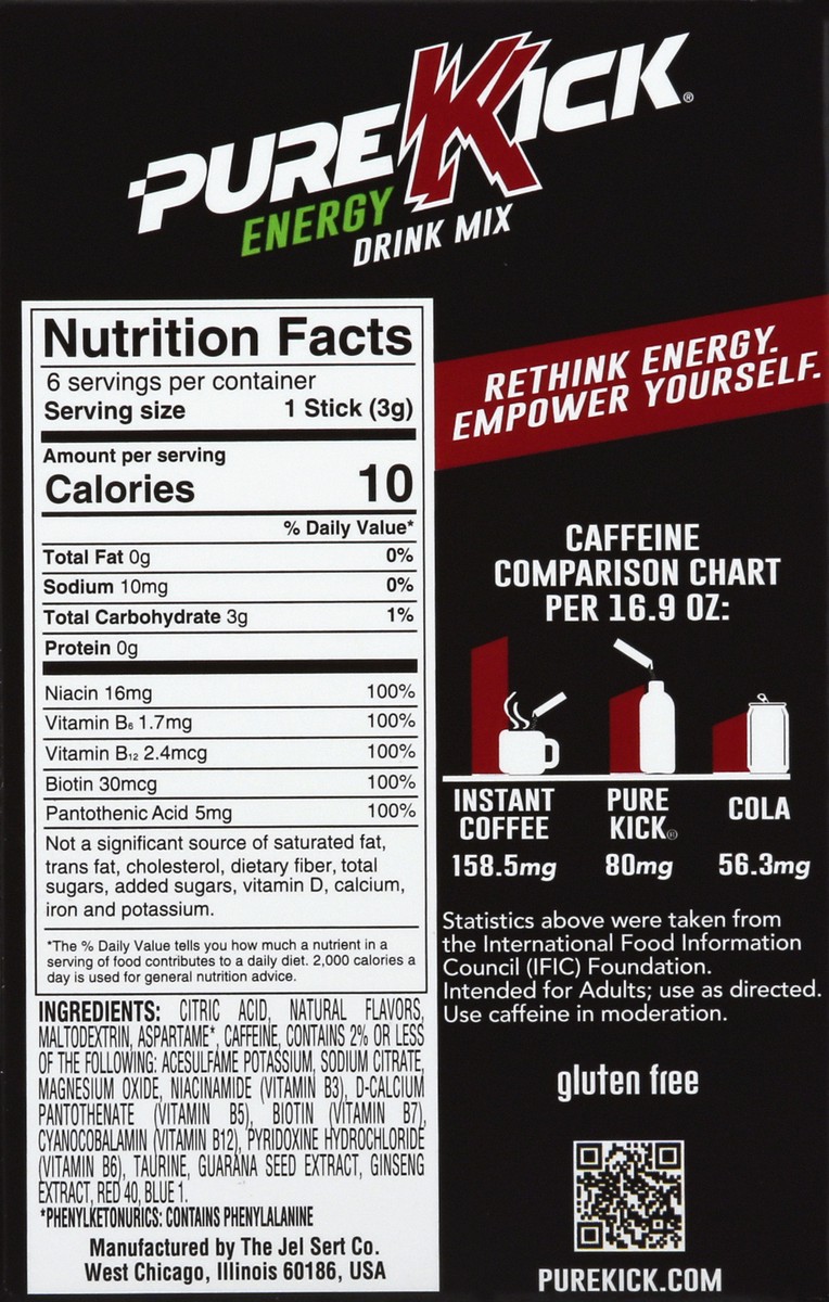 slide 2 of 6, Pure Kick Drink Mix 0.63 oz, 0.63 oz