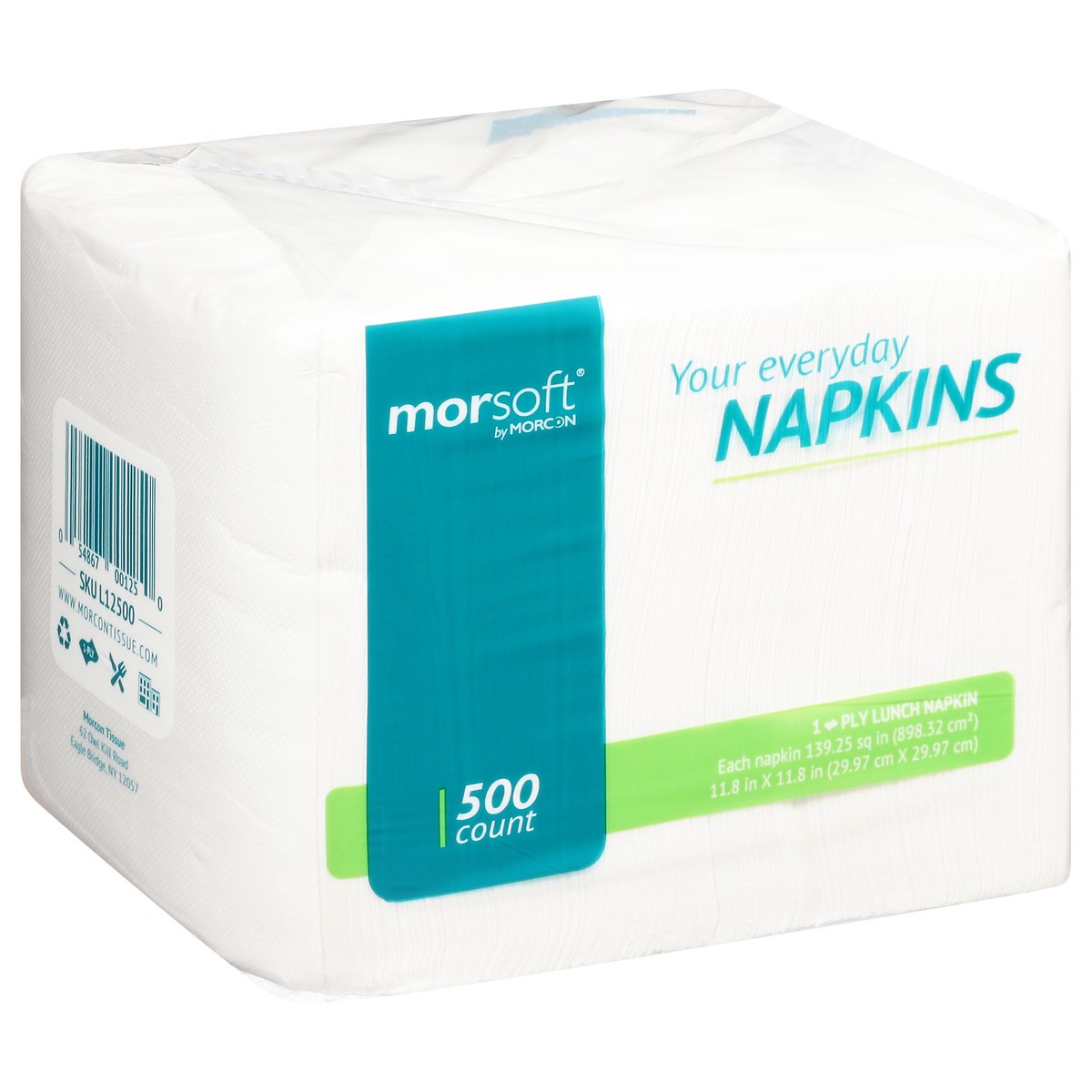 slide 2 of 9, Morsoft 1-Ply Lunch Napkins 500 ea, 1 ct