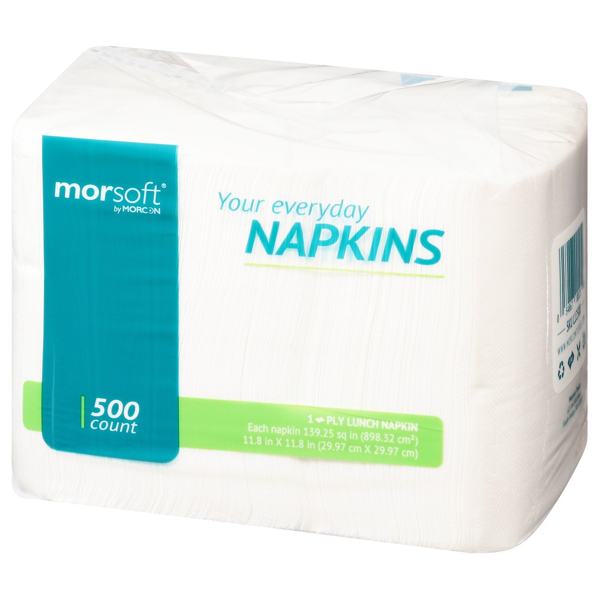 slide 3 of 9, Morsoft 1-Ply Lunch Napkins 500 ea, 1 ct