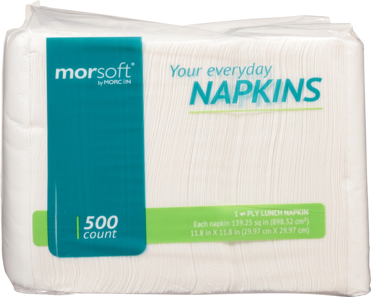 slide 5 of 9, Morsoft 1-Ply Lunch Napkins 500 ea, 1 ct