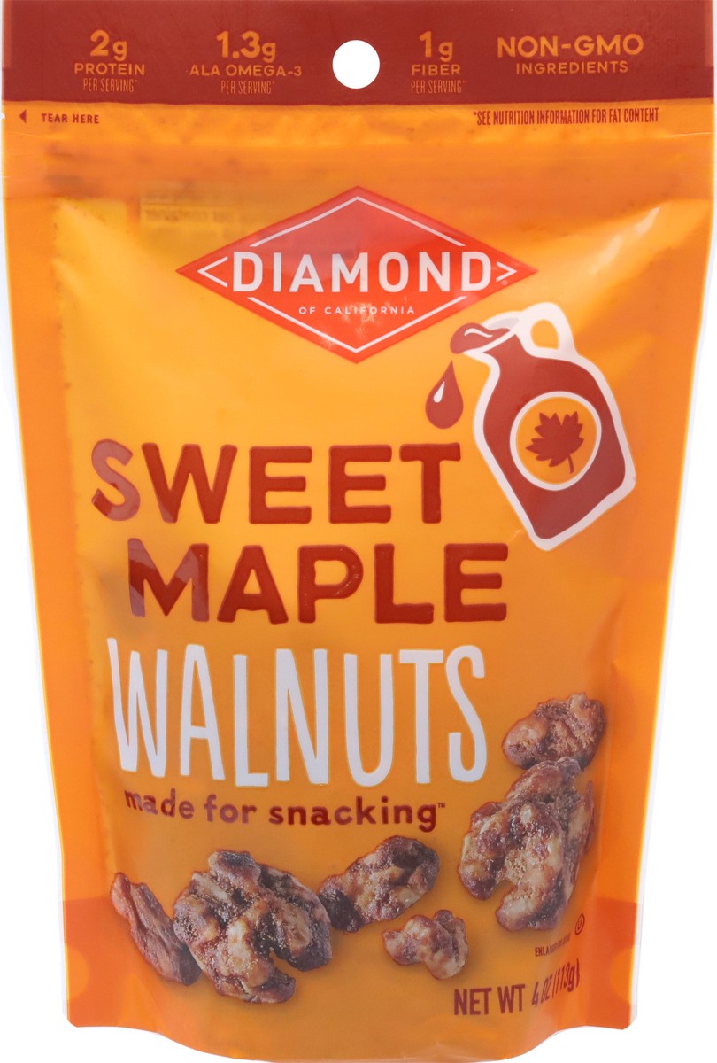 slide 9 of 9, Diamond of California Sweet Maple Walnuts 4 oz, 4 oz