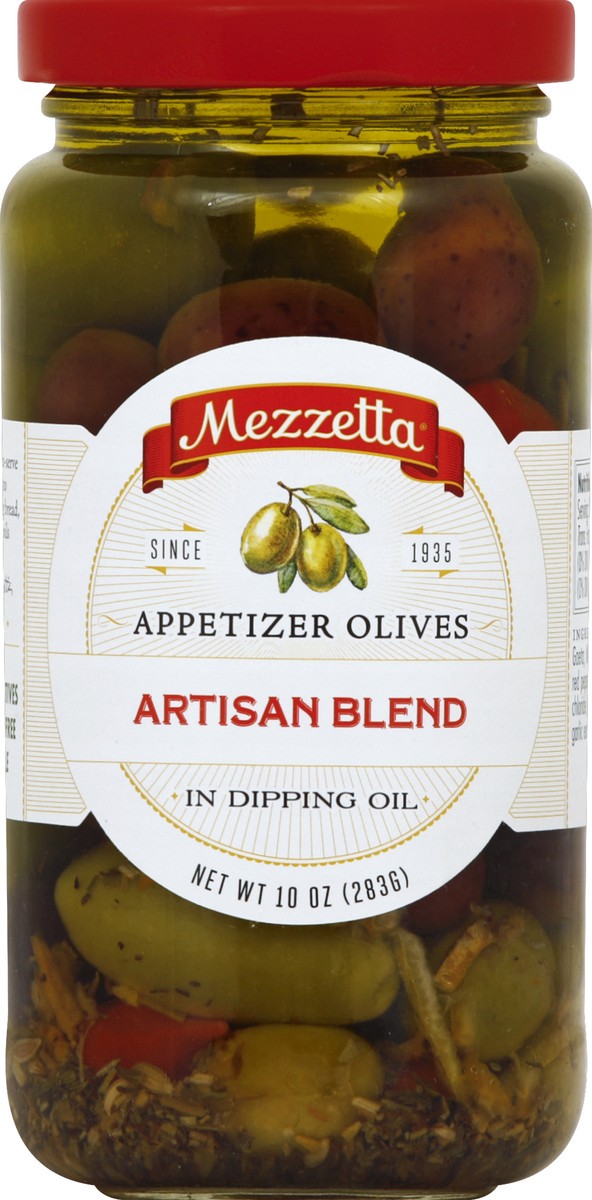 slide 2 of 2, Mezzetta Artisan Blend Olives, 10 oz