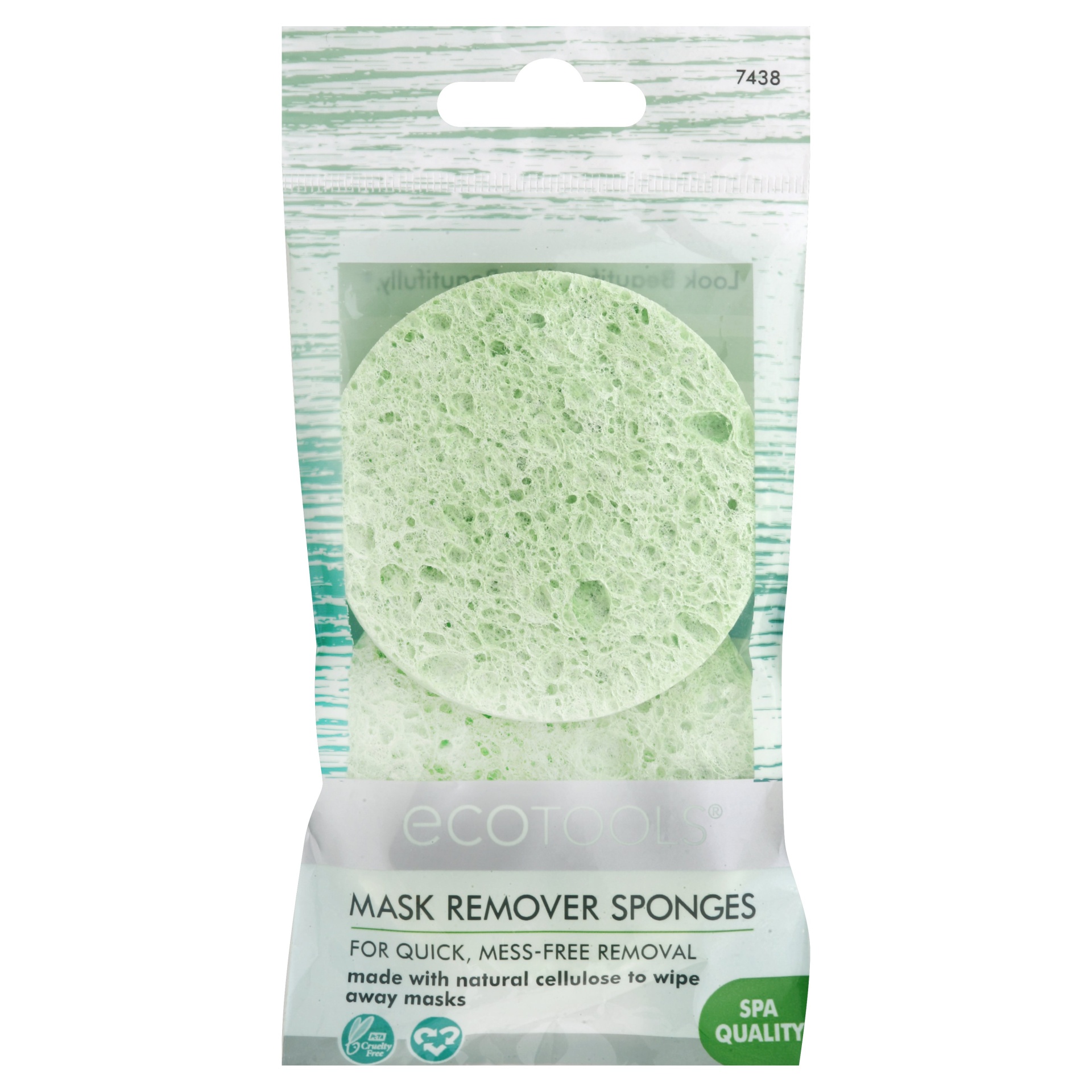 slide 1 of 2, EcoTools Mask Remover Sponges, 2 ct