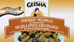 Geisha Mussels 3 oz