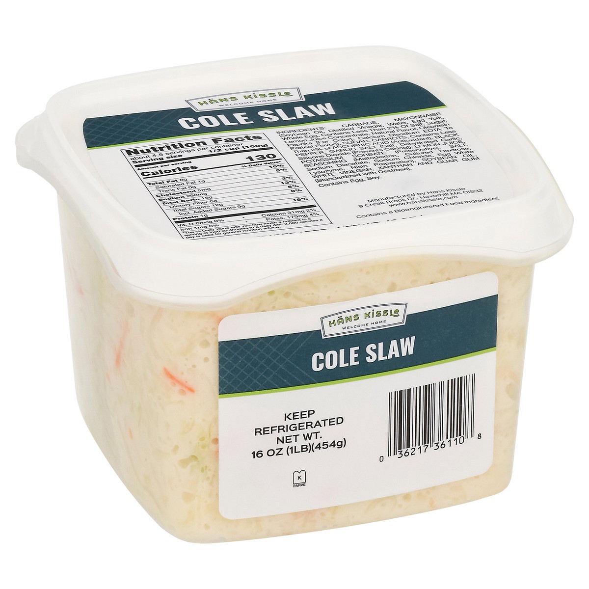 slide 10 of 14, Hans Kissle Cole Slaw 16 oz, 16 oz