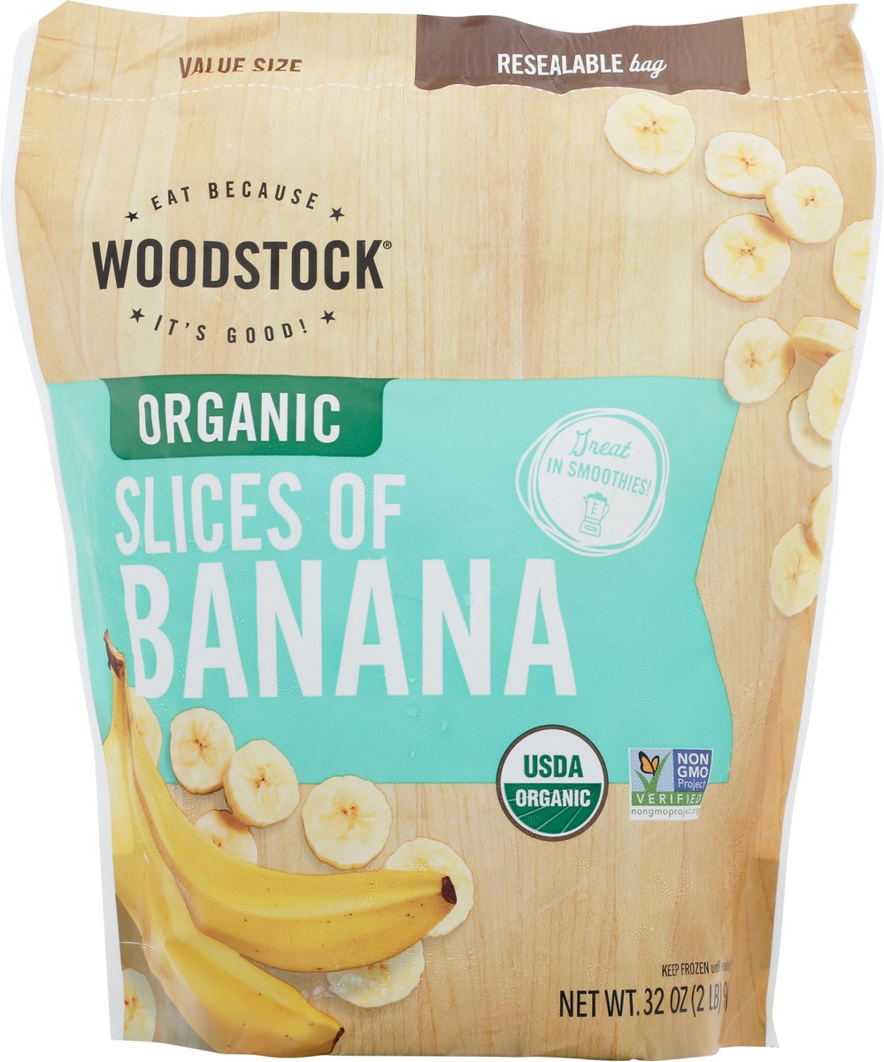 slide 12 of 14, Woodstock Organic Slices Of Banana, 32 oz