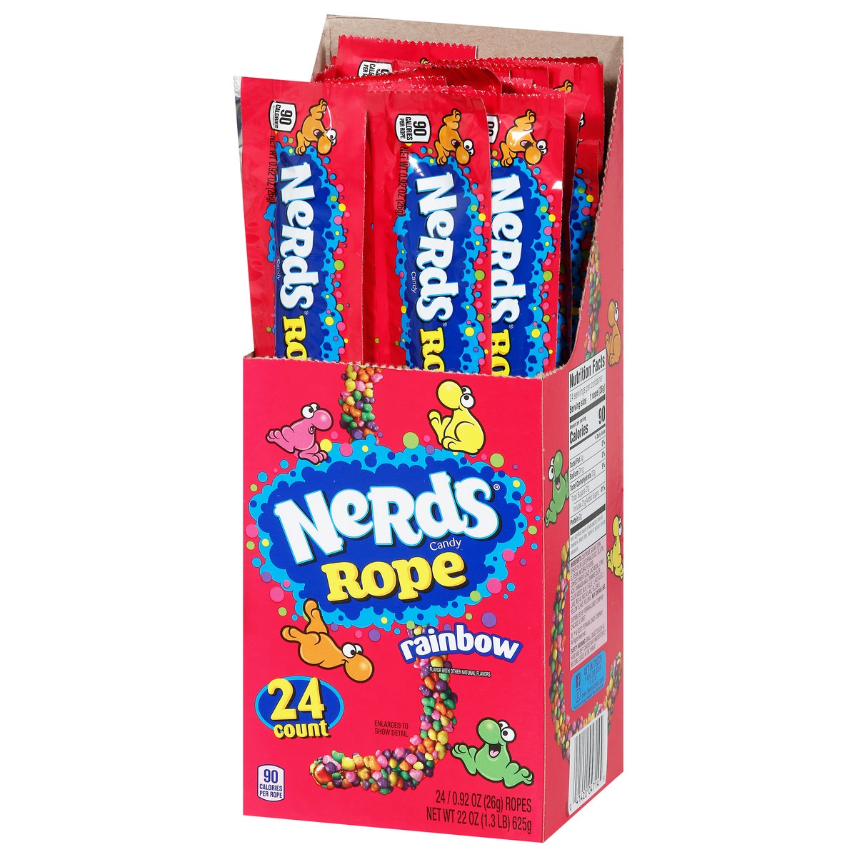 slide 11 of 13, Nerds Rope Rainbow Candy 24 - 0.92 oz Ropes, 24 ct
