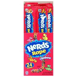 Nerds Rope Rainbow Candy 24 - 0.92 oz Ropes