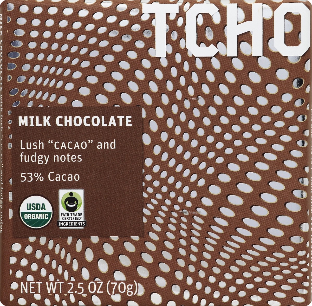 slide 5 of 5, TCHO Bar Chocolate Milk Cacao Organic, 1 ct