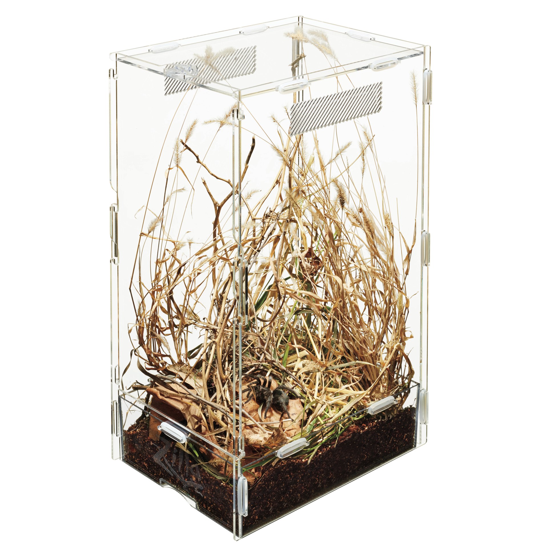 slide 9 of 10, Zilla Micro Habitat Terrariums with Locking Latch Arboreal, Large, 1 ct