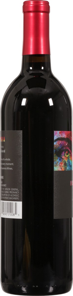 slide 5 of 9, Insomnia California Red Blend 750 ml, 750 ml